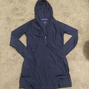 ATHLETA Lightweight Half Zip Tunic Top, Size S